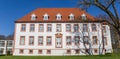 Panorama of the Amt Reckenberg building in Wiedenbruck Royalty Free Stock Photo