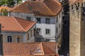 Panorama of the ancient city of Coimbra - a famous university center. Portugal.