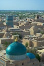 Panorama of an ancient city of Khiva, Uzbekistan Royalty Free Stock Photo