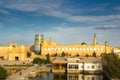 Panorama of an ancient city of Khiva, Uzbekistan Royalty Free Stock Photo