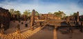 Panorama of ancient ruins in Polonnaruwa, Unesco, Srilanka Royalty Free Stock Photo