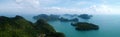 Panorama of Angthong NP, Thailand