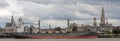 Panorama on Antwerp by the Scheldt