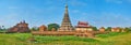 Panorama of archaeological landmarks of Ava, Myanmar