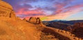 Panorama of Arches National Park Royalty Free Stock Photo