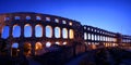 Panorama of the arches of the Roman amphitheatre i