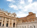 Vatican. World masterpieces of painting, iconography, architecture and sculpture of cathedrals and museums. Royalty Free Stock Photo