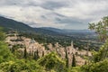 Panorama of Assisi town Royalty Free Stock Photo