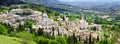 Panorama of Assisi ,Umbria, Italy Royalty Free Stock Photo