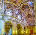 Panorama of Assumption Cathedral, Rabat Fortress, Victoria, Gozo, Malta