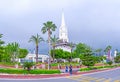 Panorama of Ataturk boulevard in Kemer