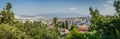 Panorama of Athens and ancient ruins, Greece. Royalty Free Stock Photo