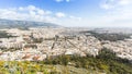 Panorama of Athens from Lycabettus. Royalty Free Stock Photo