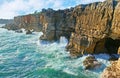 Panorama of Atlantic Ocean's coast