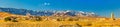 Panorama of the Atlas Mountains at Midelt, Morocco Royalty Free Stock Photo