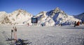 Panorama of the Austrian ski resort Ischgl