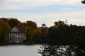 Panorama in Autumn the Lake heiliger See in the Neighborhood Berliner Vorstadt, Potsdam, Brandenburg