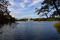 Panorama in Autumn the Lake Heiliger See in the Neighborhood Berliner Vorstadt, Potsdam, Brandenburg