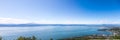 Panorama of Avacha Bay, Kamchatka Peninsula, Russia.