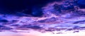 Panorama background of cloud scape Royalty Free Stock Photo
