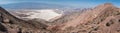 Panorama of Badwater Basin from Dante's View in Death Valley