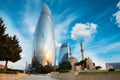 Panorama of Baku city, Azerbaijan Royalty Free Stock Photo