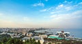 Panorama of Baku city, Capital of Azerbaijan Royalty Free Stock Photo