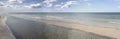 Panorama on a Baltic sea Royalty Free Stock Photo