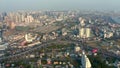 Panorama of Bangkok in a Summer Evening