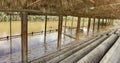 Panorama of Baptismal site Qasr el Yahud on the Jordan river