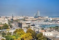 Panorama Barcelona Royalty Free Stock Photo