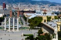 panorama Barcelona Royalty Free Stock Photo