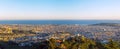 Panorama of Barcelona Royalty Free Stock Photo