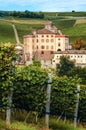 Panorama of Barolo piedmont,Italy Royalty Free Stock Photo