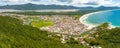 Panorama of Barra da Lagoa and Lagoa da Conceicao lake