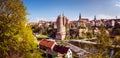 Panorama of Bautzen in Saxony Royalty Free Stock Photo