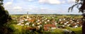 Panorama of Bavarian town