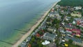 Panorama Beach Baltic Sea Ustronie Morskie Plaza Morze Baltycki Aerial Poland