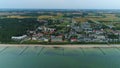 Panorama Beach Baltic Sea Ustronie Morskie Plaza Morze Baltycki Aerial Poland