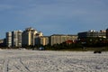 Panorama Beach at the Gulf of Mexico on Marco Island, Florida Royalty Free Stock Photo