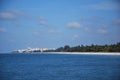 Panorama Beach at the Gulf of Mexico, Naples, Florida Royalty Free Stock Photo