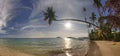 Panorama of beach of Koh Mak