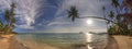 Panorama of beach of Koh Mak Royalty Free Stock Photo