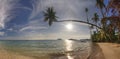 Panorama of beach of Koh Mak Royalty Free Stock Photo