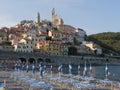 Panorama of Cervo Royalty Free Stock Photo