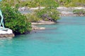 Mexico- Akumal- Panorama of a Snorkeling Spot in a Turquoise Bay