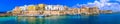 Panorama of beautiful coastal town Gallipoli in Puglia, Italy