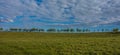 Panorama of beautiful countryside of romania Royalty Free Stock Photo