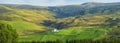 Panorama Of Beautiful Landscape Of Scotland, Corgarff Castle In Royalty Free Stock Photo