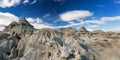 Panorama of beautiful rock formations near El Calafate Royalty Free Stock Photo